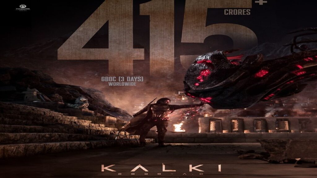 Blockbuster "Kalki 2898 AD" Movie, powerful action,